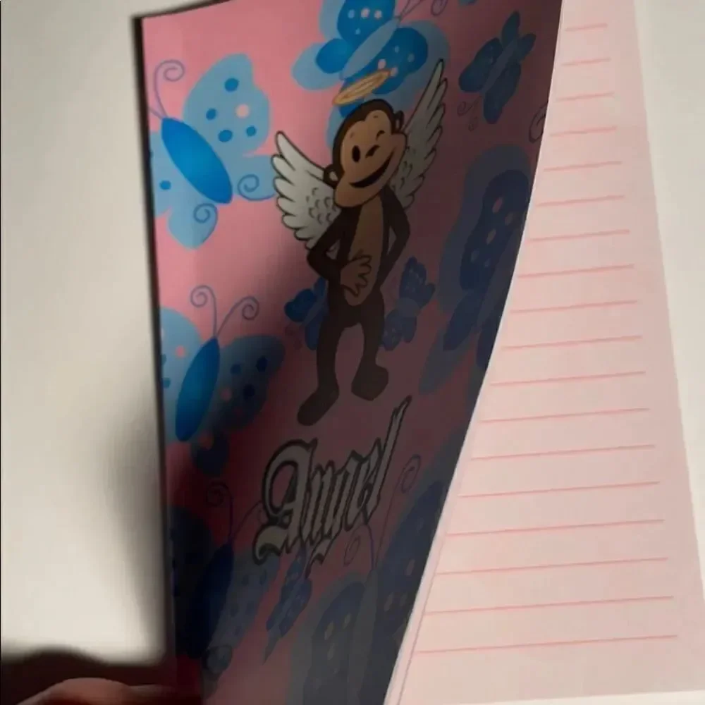 Claire’s 5 Pc Journal Keychain Angel Monkey Set